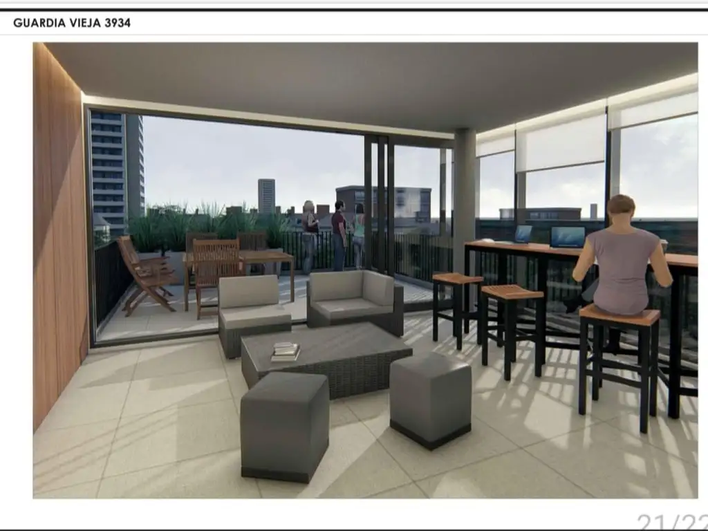 Foto de MONOAMBIENTE EDIFICIO ECO BUILD edificio sustentable. Proyectado por, imagen 3