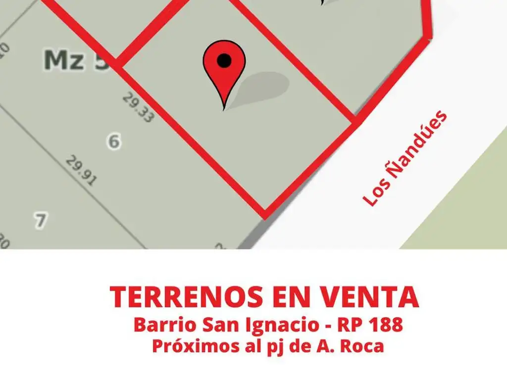 Foto de Terreno en venta en barrio San Ignacio en Junin, imagen 1