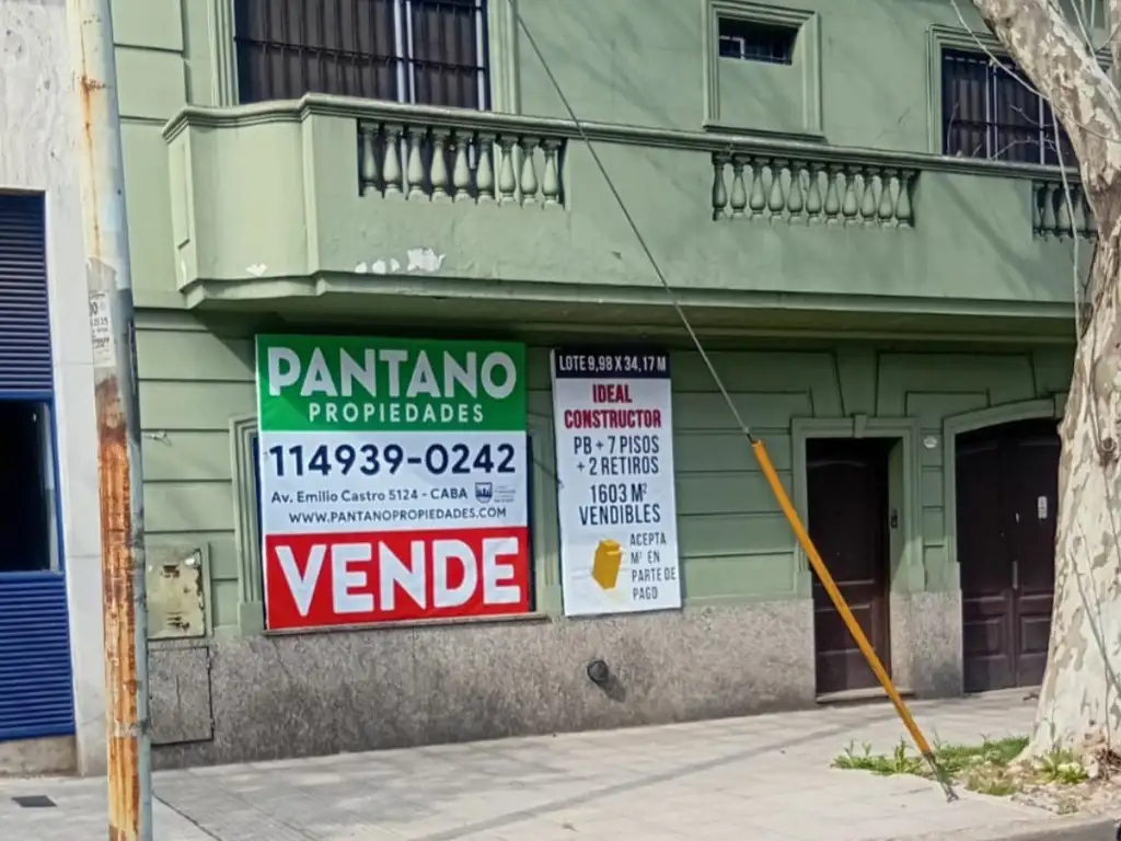 Foto de BAJA DE PRECIO! Lote 9,98 x 34,17mts. Altura: 22,8mts. PB + 7 pisos + 2, imagen 1