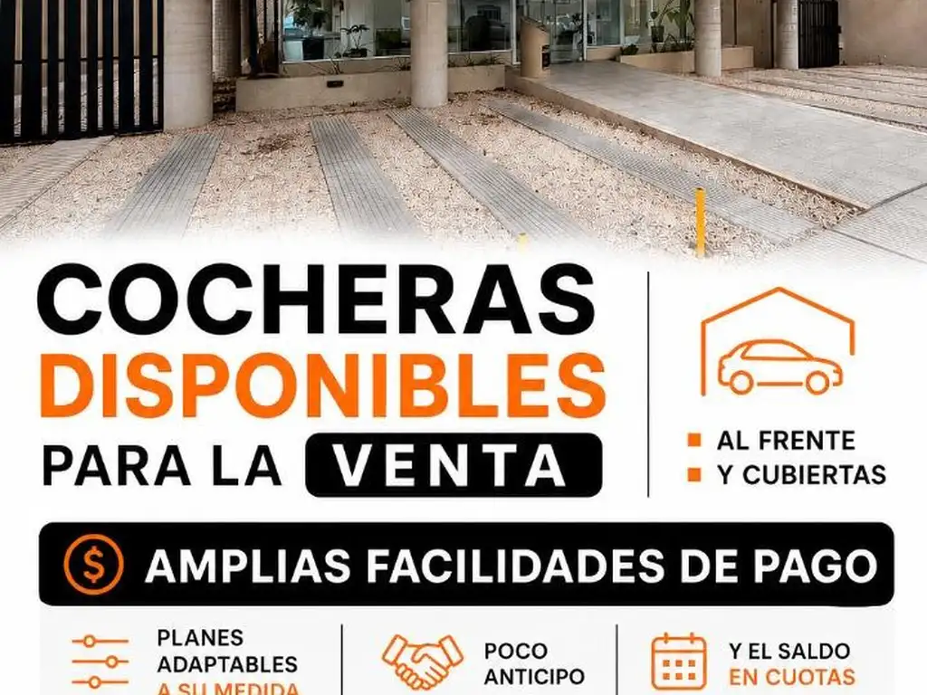 Foto de COCHERAS DISPONIBLES CUBIERTAS Y DESCUBIERTAS, imagen 1