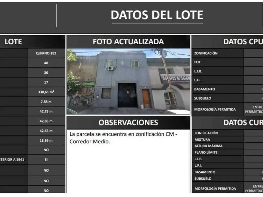 Foto de Deposito con vivienda de 4 ambientes / Terreno en venta , en Flores, imagen 2