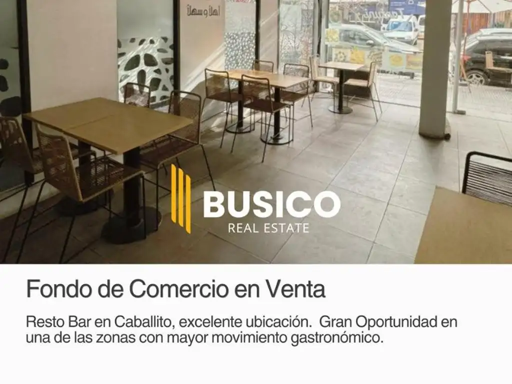 Foto de VENTA FONDO DE COMERCIO DE RESTO - BAR - CAFE EN CABALLITO, imagen 2
