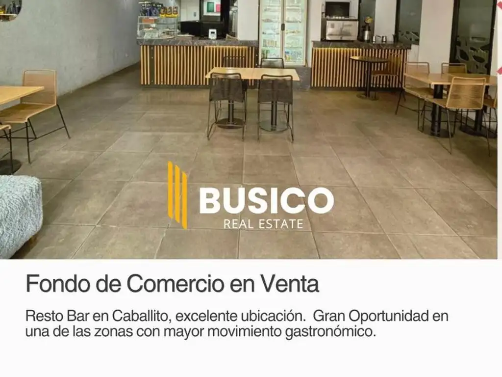 Foto de VENTA FONDO DE COMERCIO DE RESTO - BAR - CAFE EN CABALLITO, imagen 4