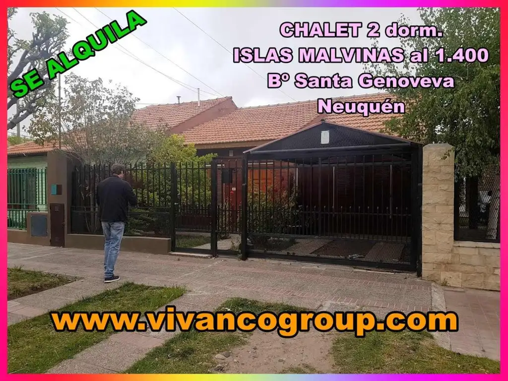 Foto de Se alquila Casa 2 dorm. cochera y patio en Bº Santa Genoveva de Neuquén, imagen 3