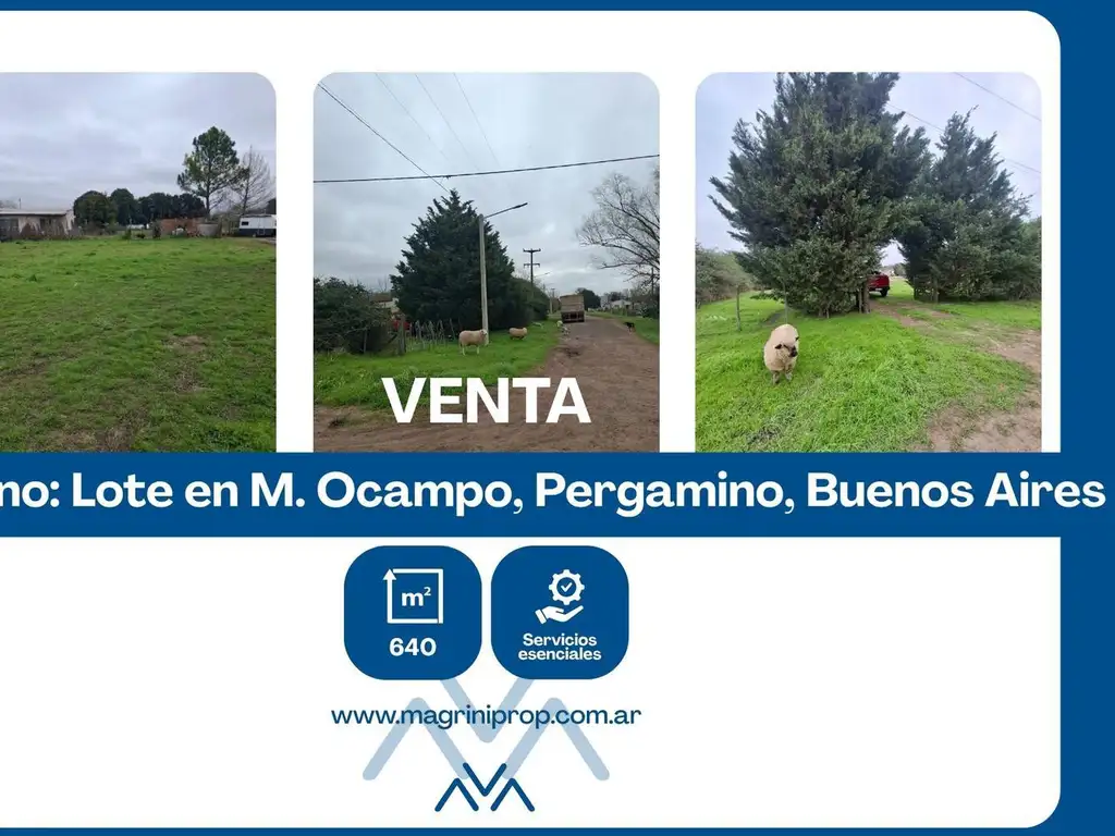 Foto de Venta Lote 640 m² en M. Ocampo, Pergamino, Buenos Aires, imagen 1
