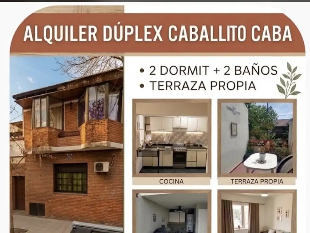Foto de ALQUILER CASA ?? tipo DUPLEX " en CABALLITO " Coronel A. Polinario 1200, imagen 1
