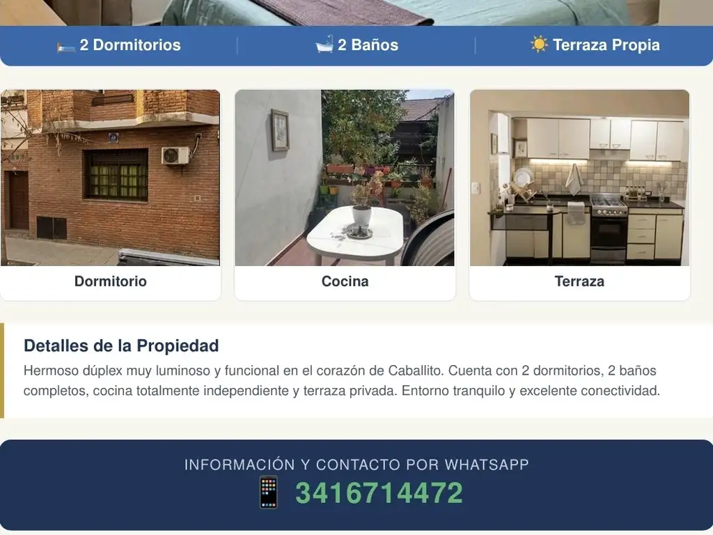 Foto de ALQUILER CASA ?? tipo DUPLEX " en CABALLITO " Coronel A. Polinario 1200, imagen 1