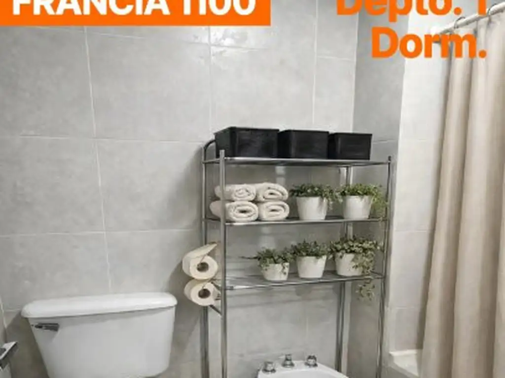 Foto de ALQUILER DEPTO 1 DORMIT FRANCIA 1100, imagen 3