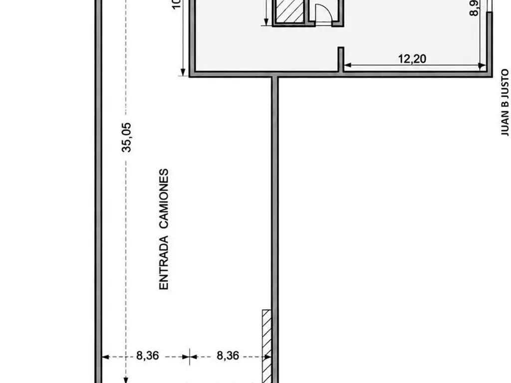 LOCAL SOBRE JUAN B. JUSTO DE 1050 M2