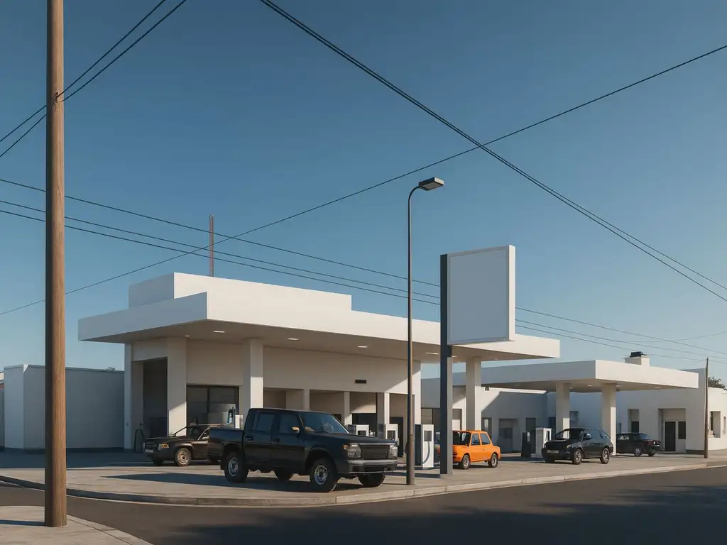Foto de ESTACION DE SERVICIO CERRADA - Autopista Dellepiane - Capital Federal, imagen 1
