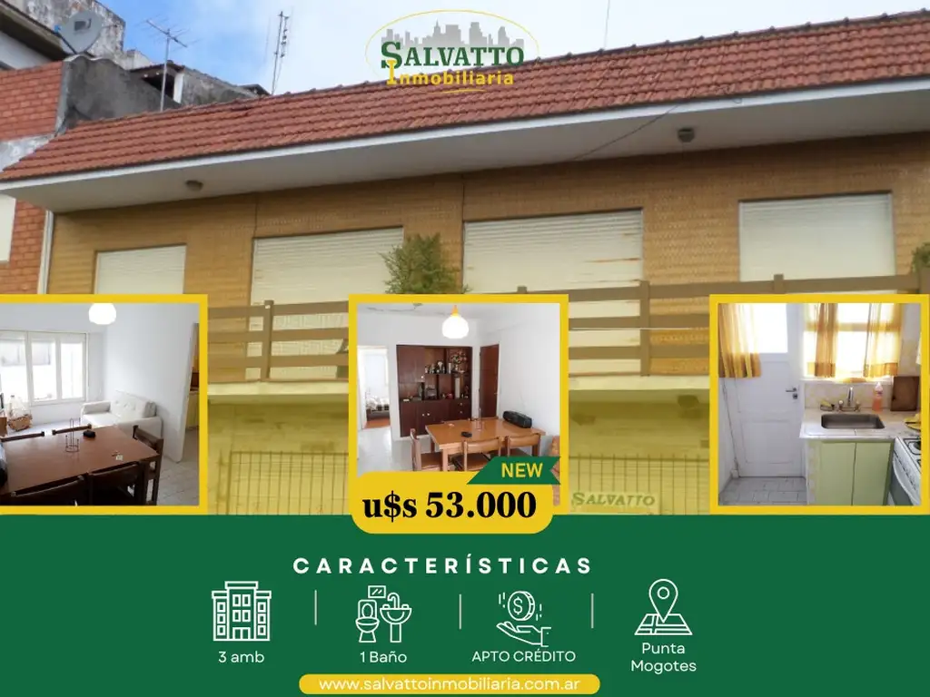 Foto de Departamento 3 ambientes a 3 cuadras del mar en Punta Mogotes, imagen 2
