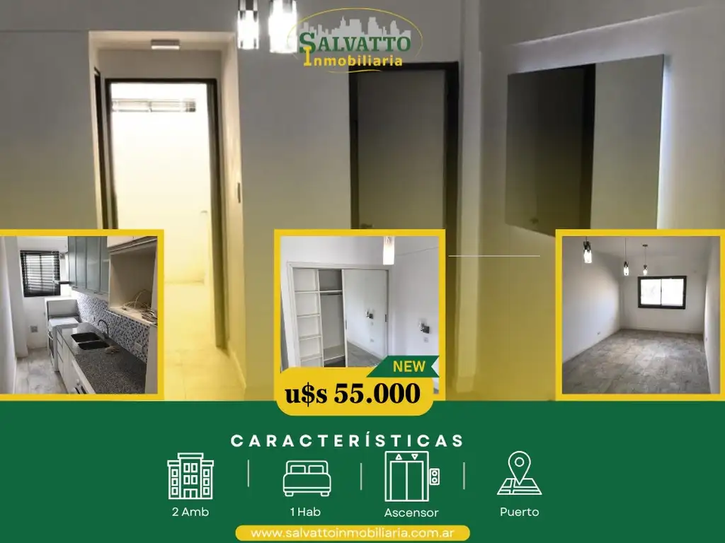 Foto de Departamento 2 ambientes reciclado en barrio Puerto, imagen 2