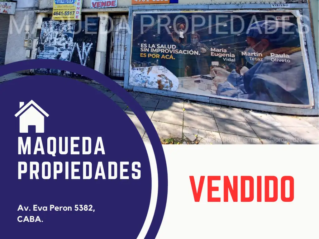 Foto de casa con dos dtos de 3 ambientes en block a refaccionar 35 MTS, imagen 2