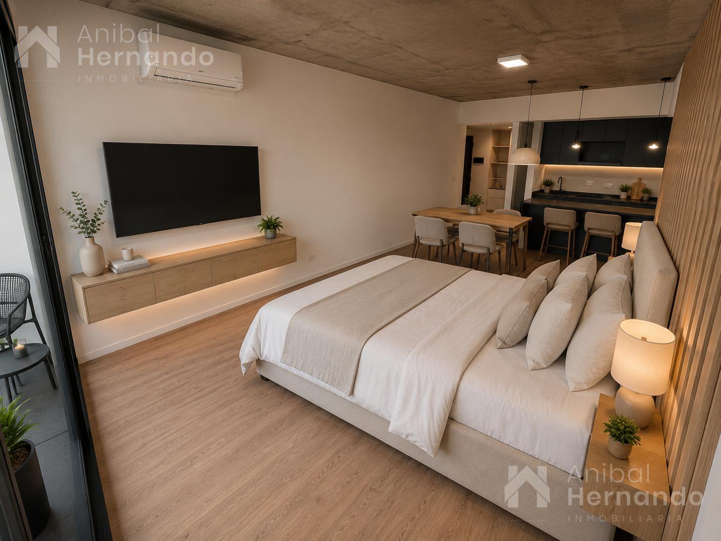 Alquiler Departamento Monoambiente Amoblado en Saavedra. Con Amenities