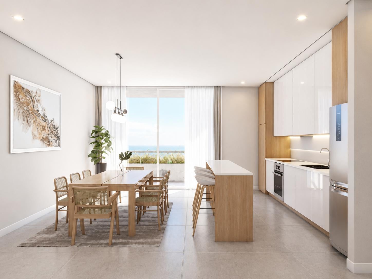 Venta | Departamento en pozo | 3 ambientes | Terminal Vieja | Guemes | Al frente con balcón