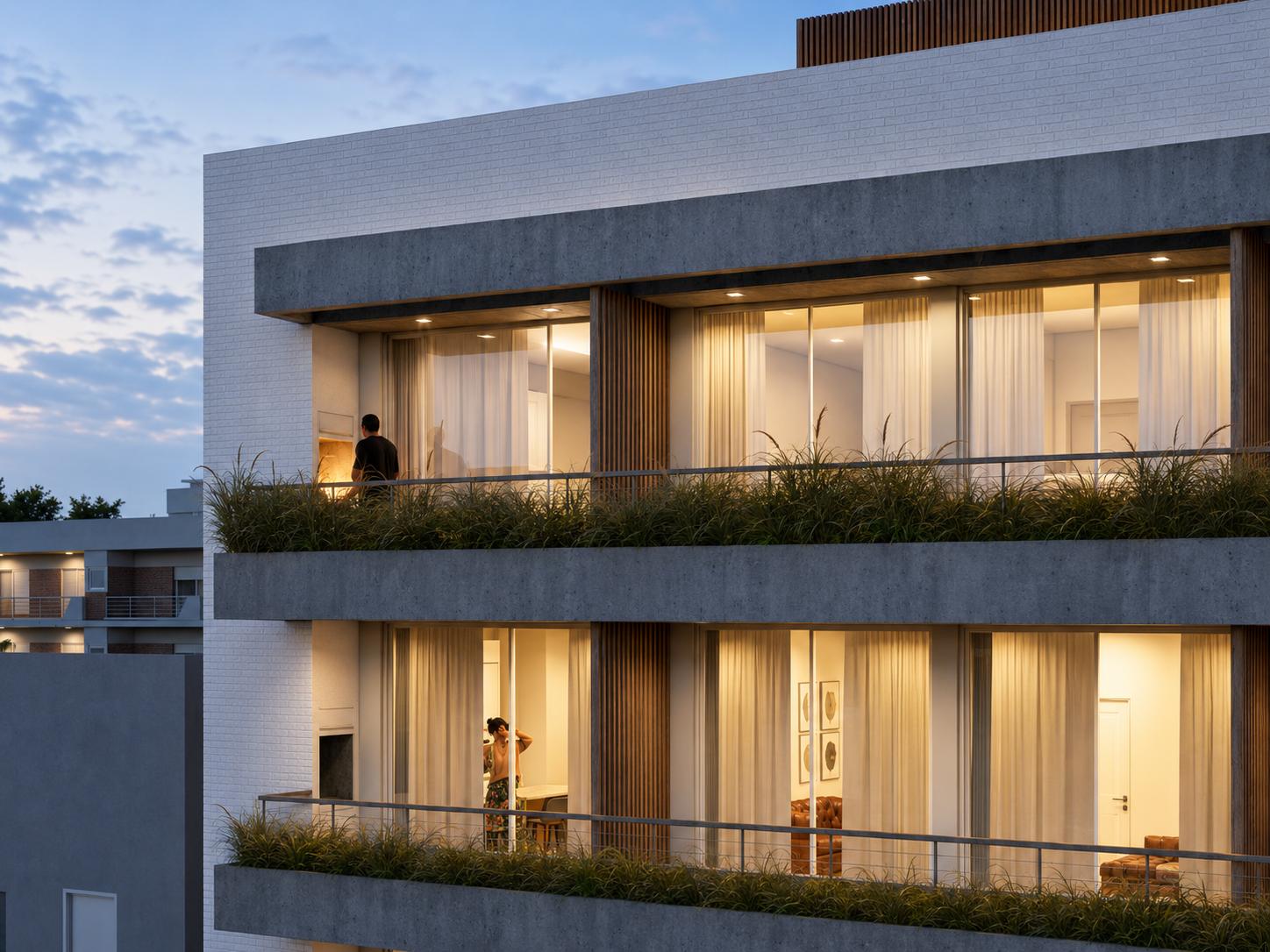 Departamento en pozo | 3 ambientes | Terminal Vieja | Guemes | Al contrafrente con balcón terraza
