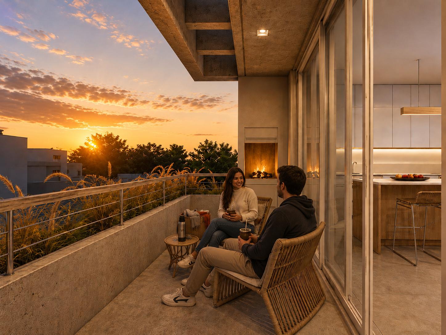 Departamento en contrucción | 2 ambientes | Terminal Vieja | Guemes | Al frente