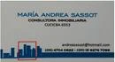 MARÍA ANDREA SASSOT CONSULTORA INMOBILIARIA