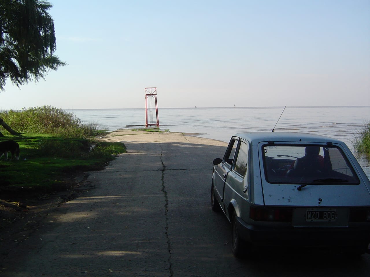 Vista del Río de la Plata desde Bernal, Quilmes