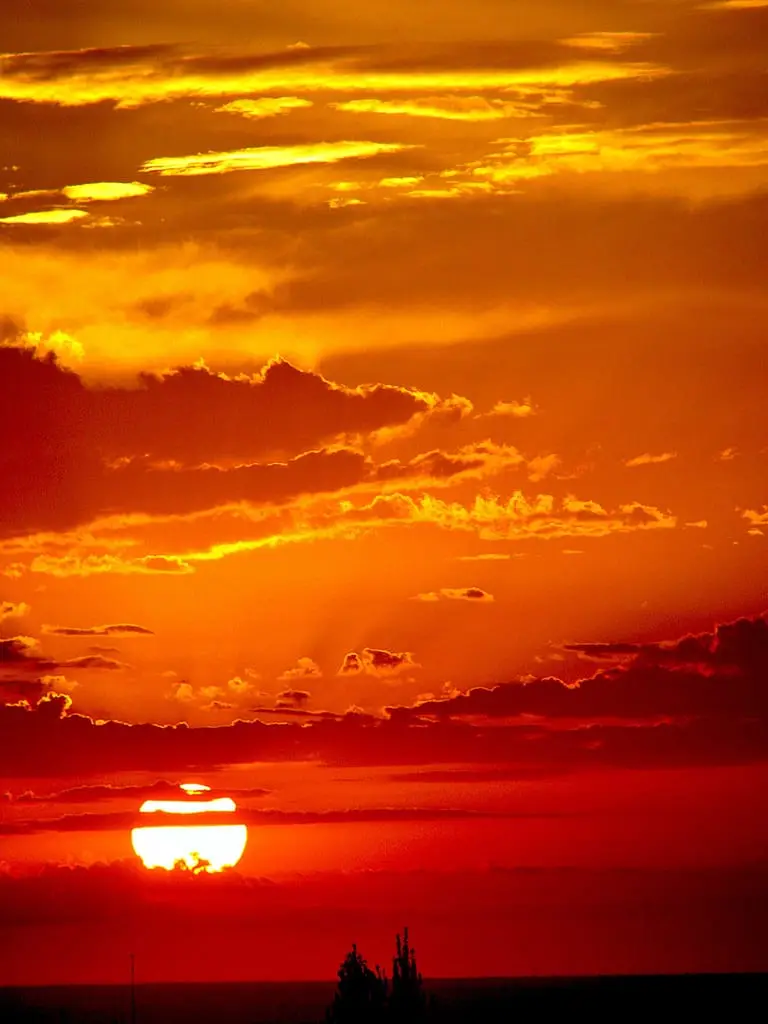 Amanecer en Chacras de Coria, Mendoza