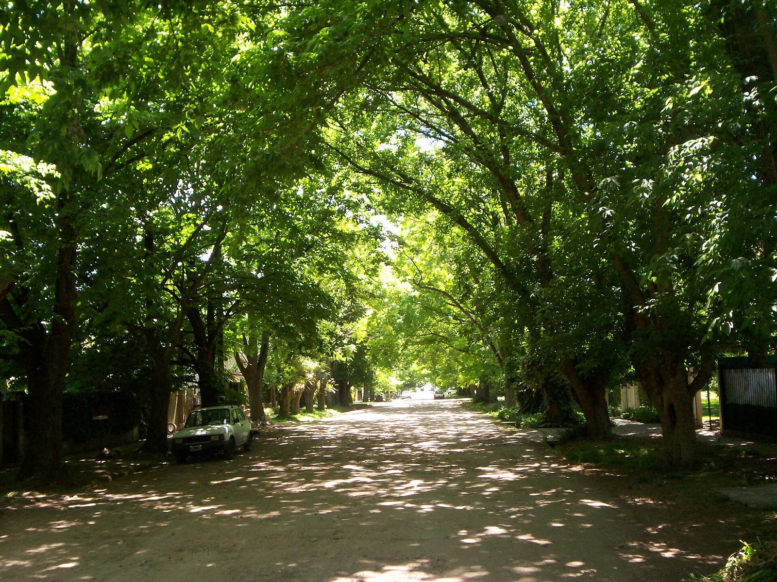 Vista de la localidad de City Bell, partido de La Plata