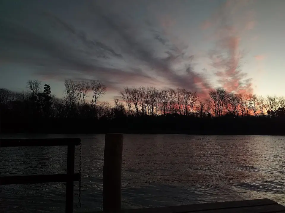 Atardecer en el Río Capitán, Delta del Tigre, Buenos Aires