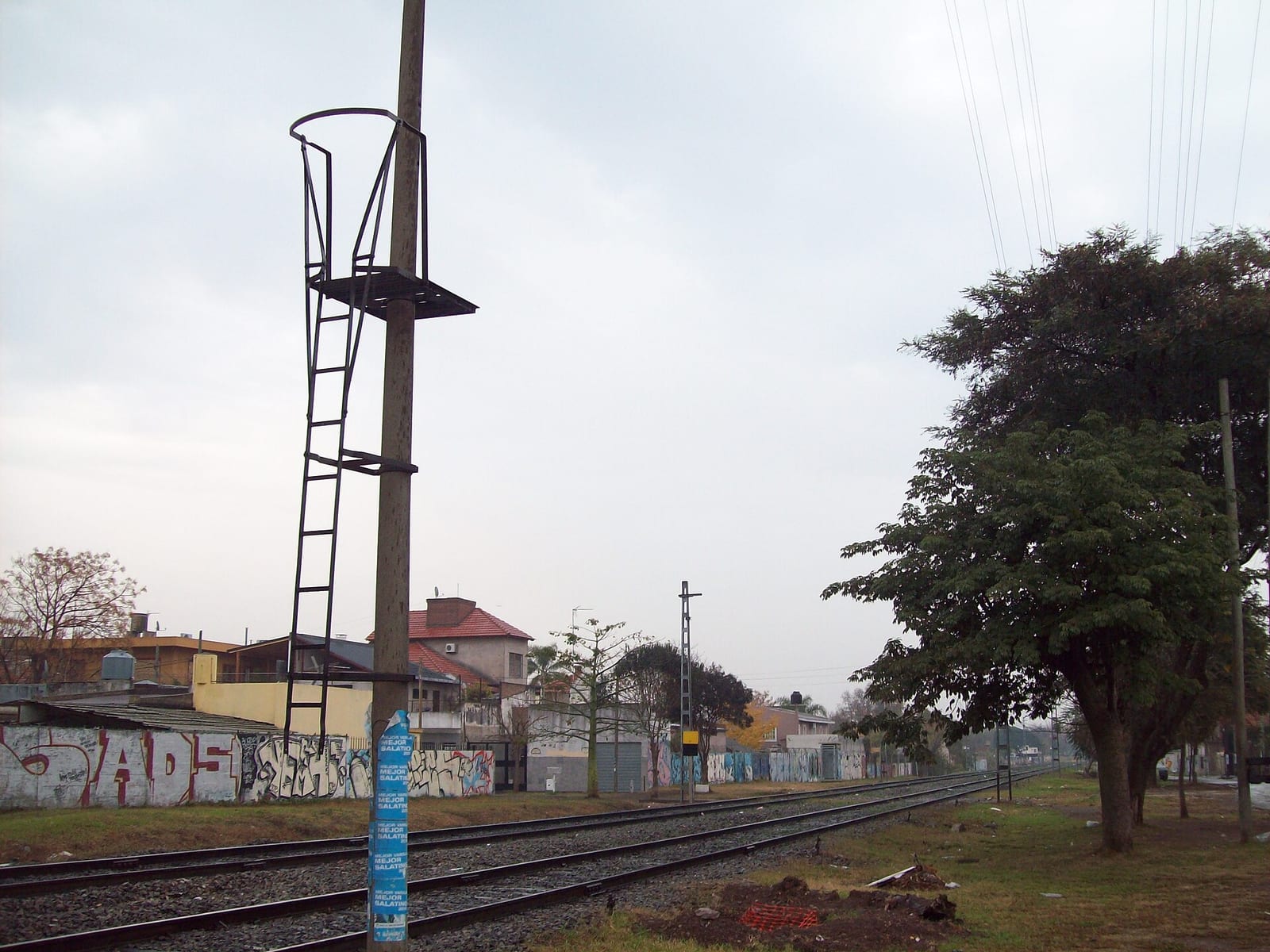 Centro de Florencio Varela y ramal del Ferrocarril Roca