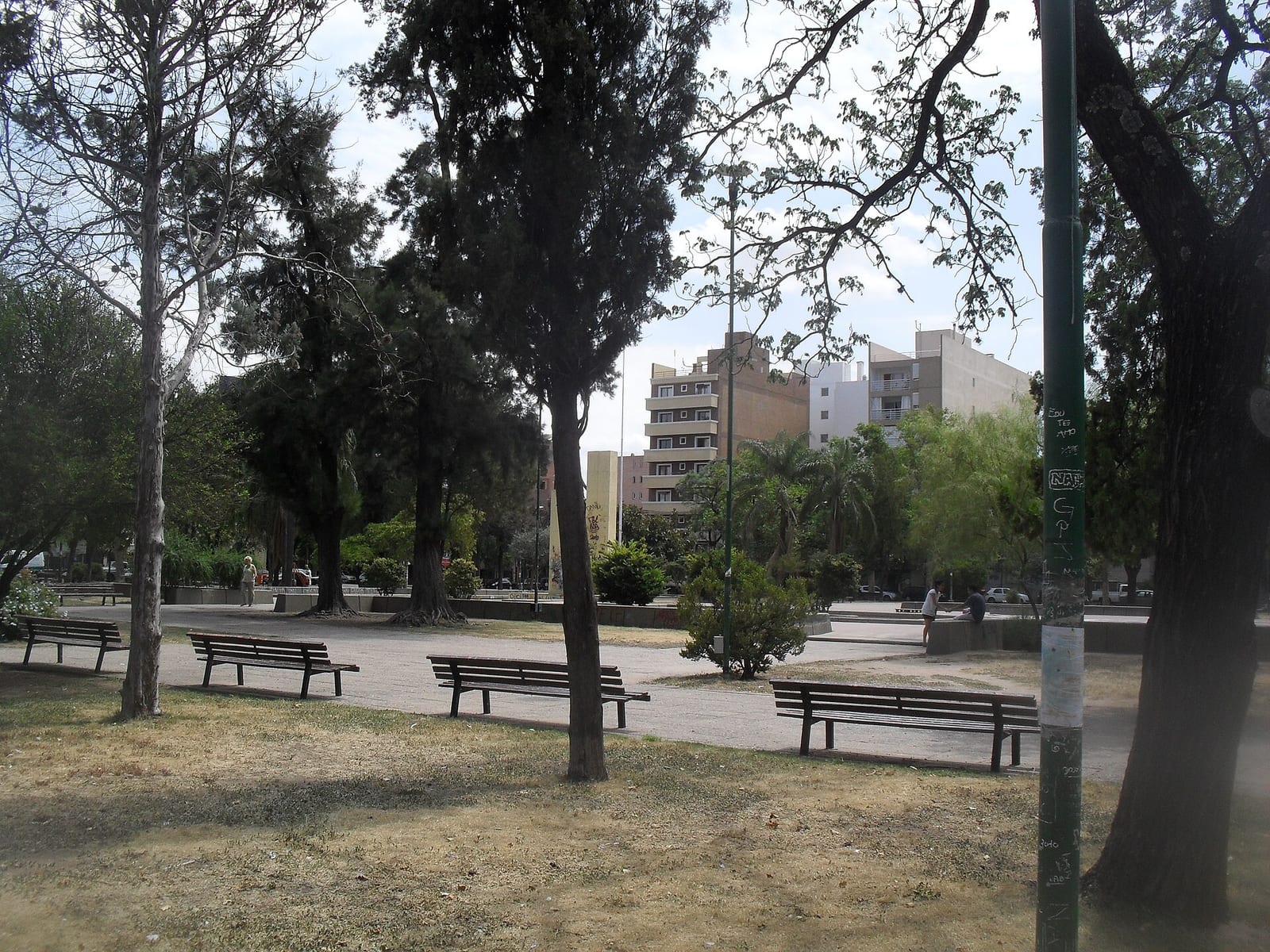 Plaza Alberdi en el Barrio General Paz, Córdoba