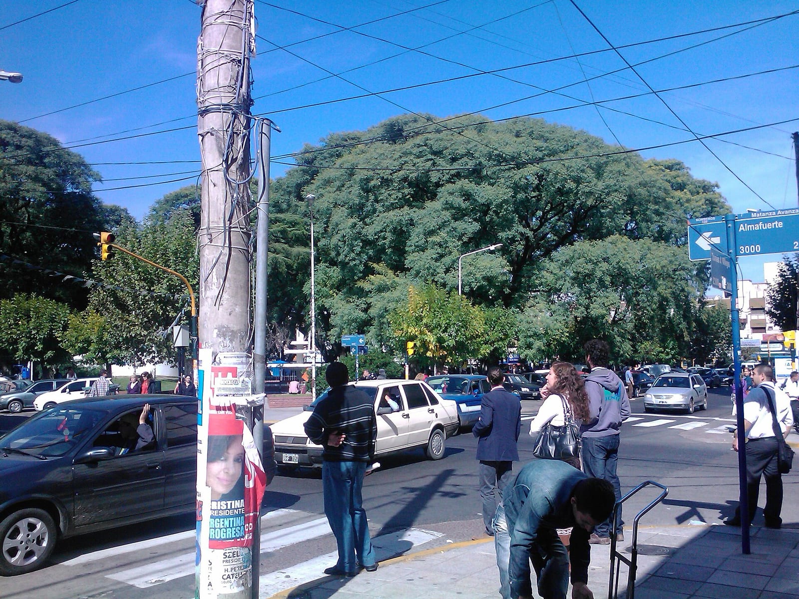 Plaza San Martín de San Justo, centro cívico del partido