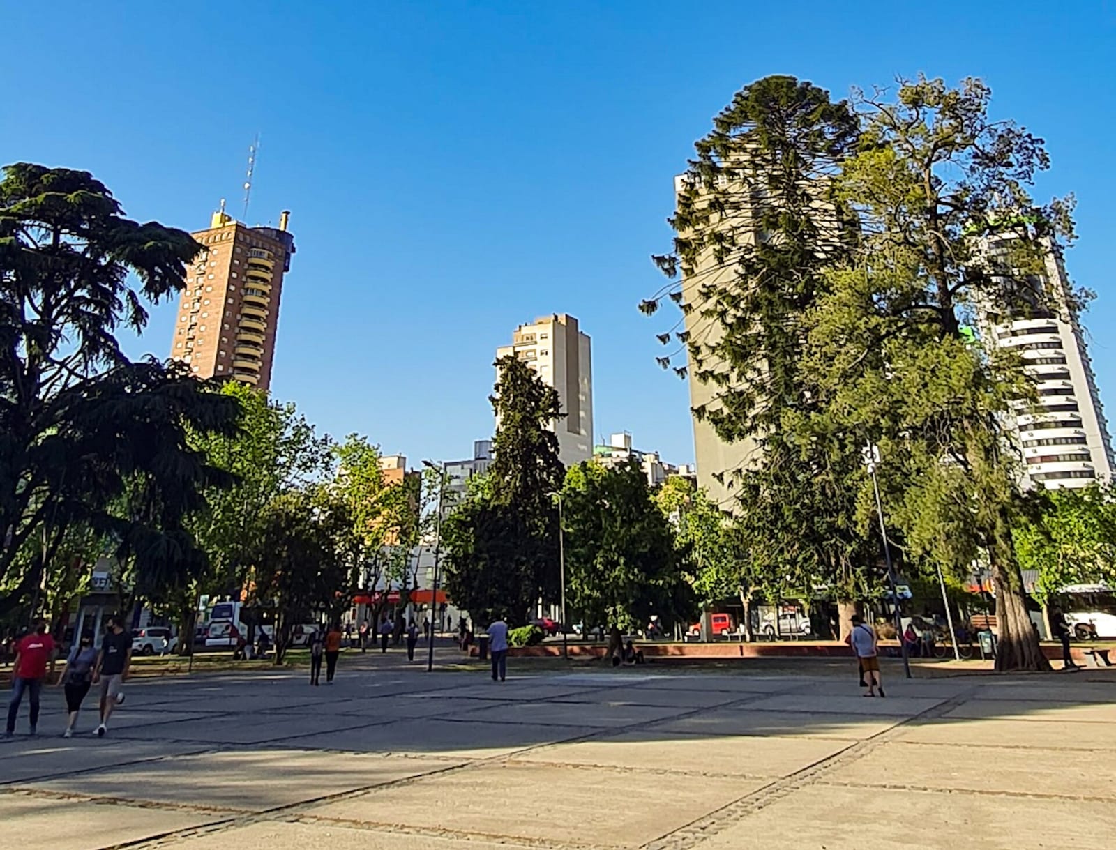 Plaza de las Carretas, espacio verde de referencia de Muñiz