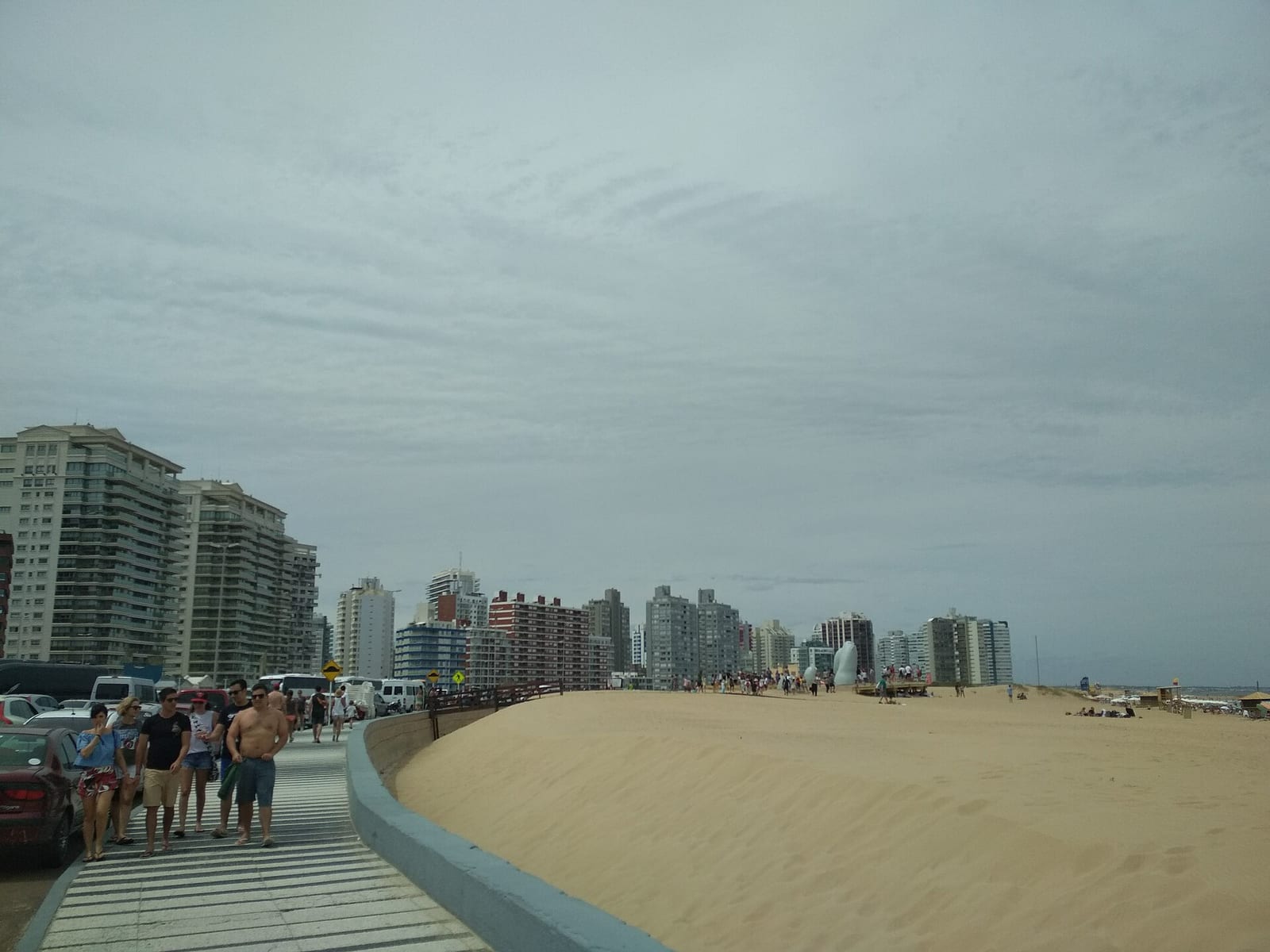 Playa Brava en Punta del Este, Uruguay