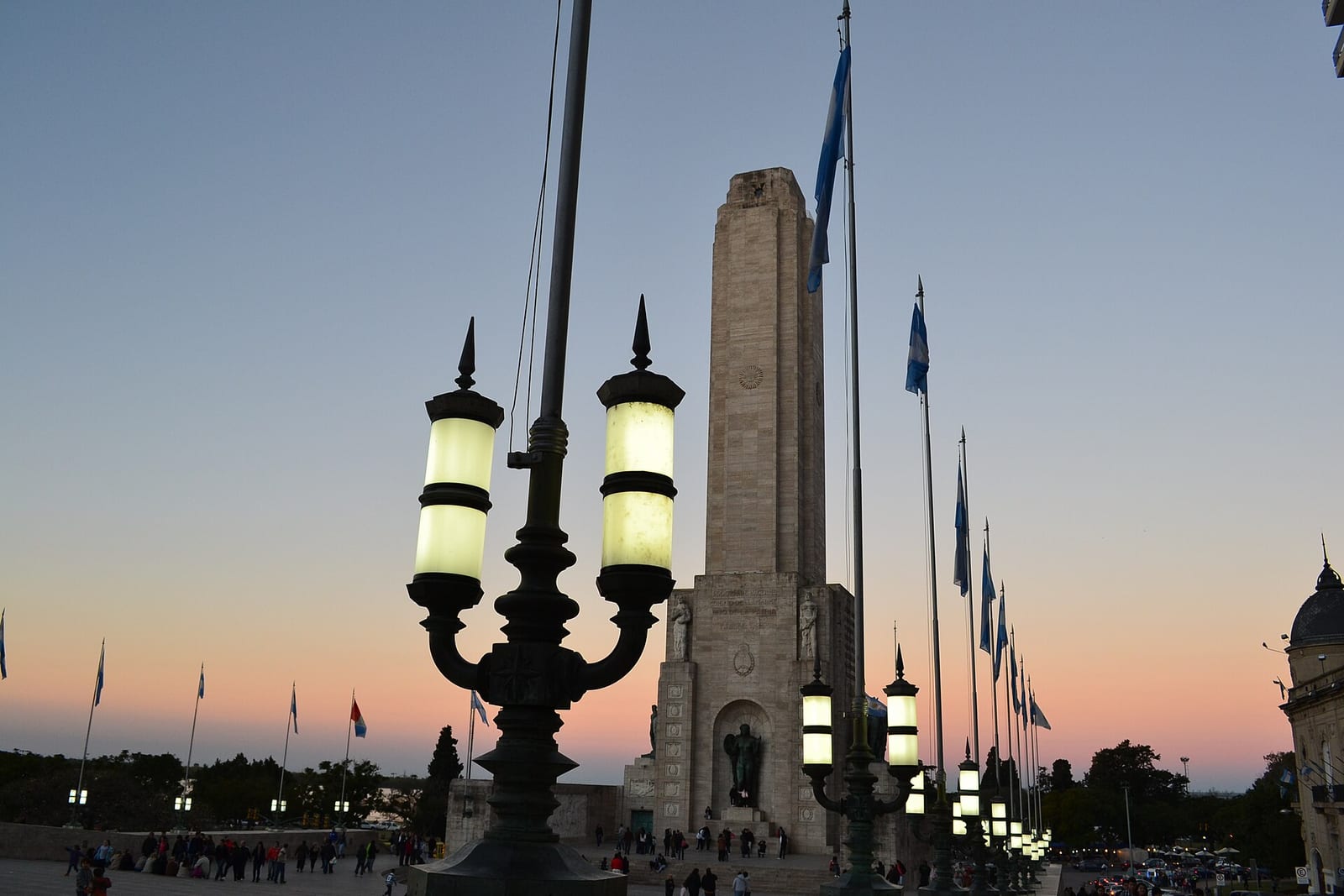 Monumento a la Bandera, Rosario, Argentina - vista frontal