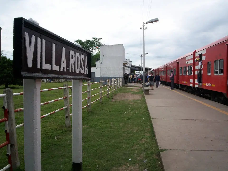 Estación Villa Rosa del Ferrocarril Belgrano Norte, terminal de la línea
